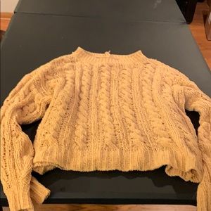 american eagle yellow sweater